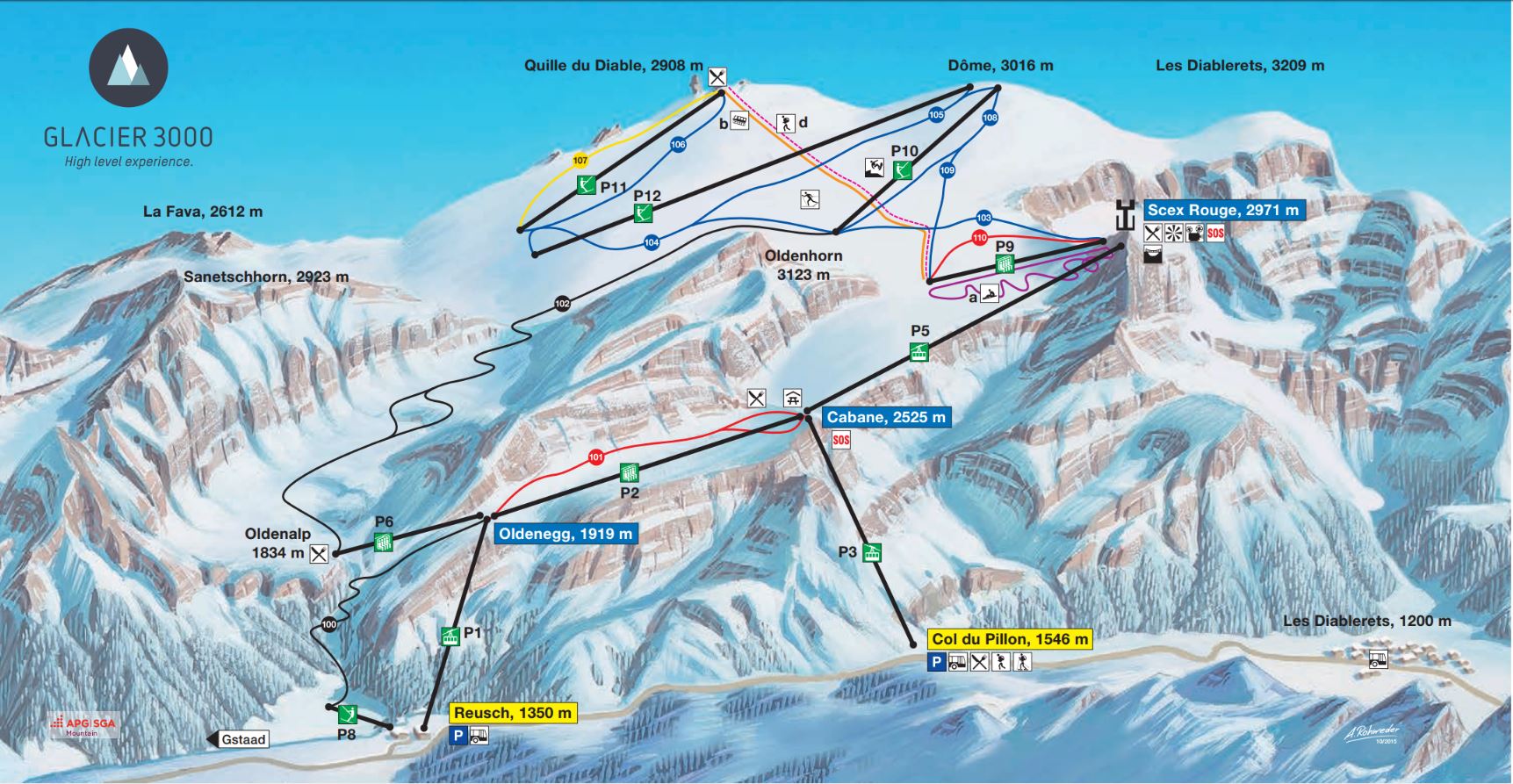 Gstaad – Glacier 3000 – Adam Attew